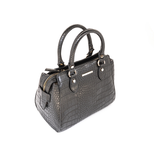black croco bolsa